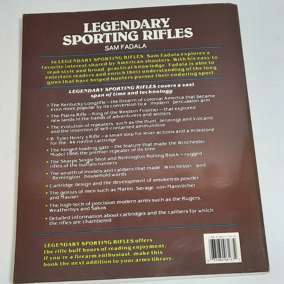 Legendary Sporting Rifles- By Fadala, Sam  Varmit and Small Game R& C   book lot - Picture 8 of 16